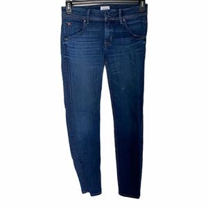 Hudson Collin Flap Dark Wash Skinny Ankle Jeans